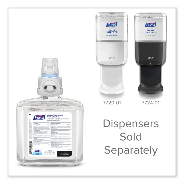 Purell® Advanced Foaming Hand Sanitizer - Fragrance Free, 1200 mL/refill