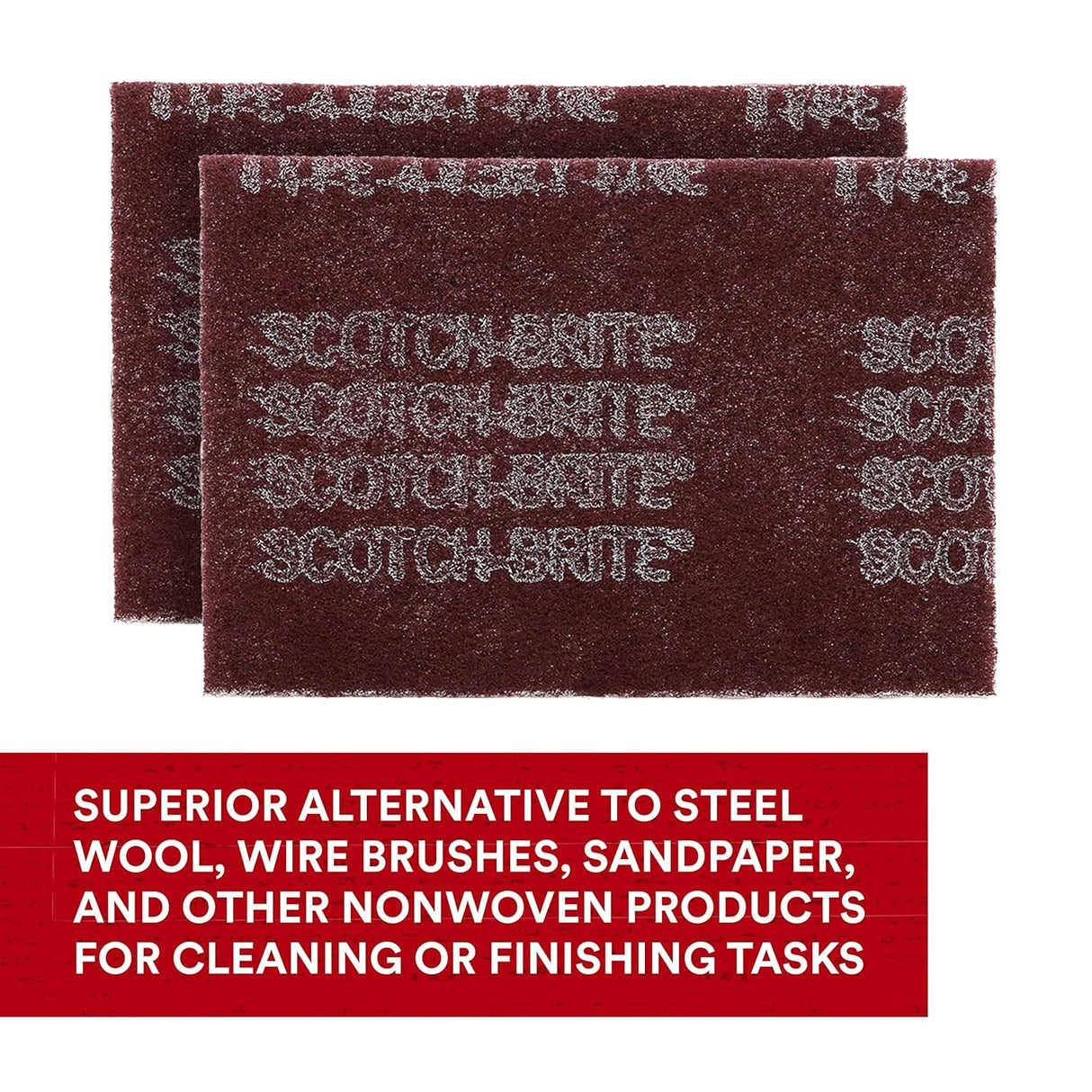 3M Scotch-Brite™ Very Fine Grade Hand Pad| 6” x 9” | 20/Case