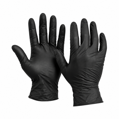 Prime Source® Basics Black Nitrile Gloves | Powder-Free | Case