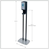 PURELL® CS6 Hand Sanitizer Floor Stand with Dispenser |  1,200 mL | 13.5x5x28.5 | Graphite/Silver