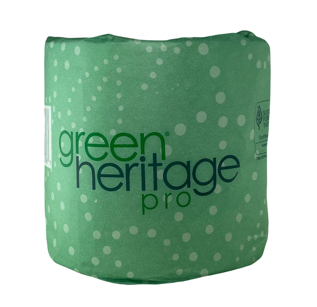 Atlas Paper Mills® Green Heritage™ Single Standard Bathroom Tissue, 96 Rolls/Case, 1000 (1-ply) Sheets/Roll