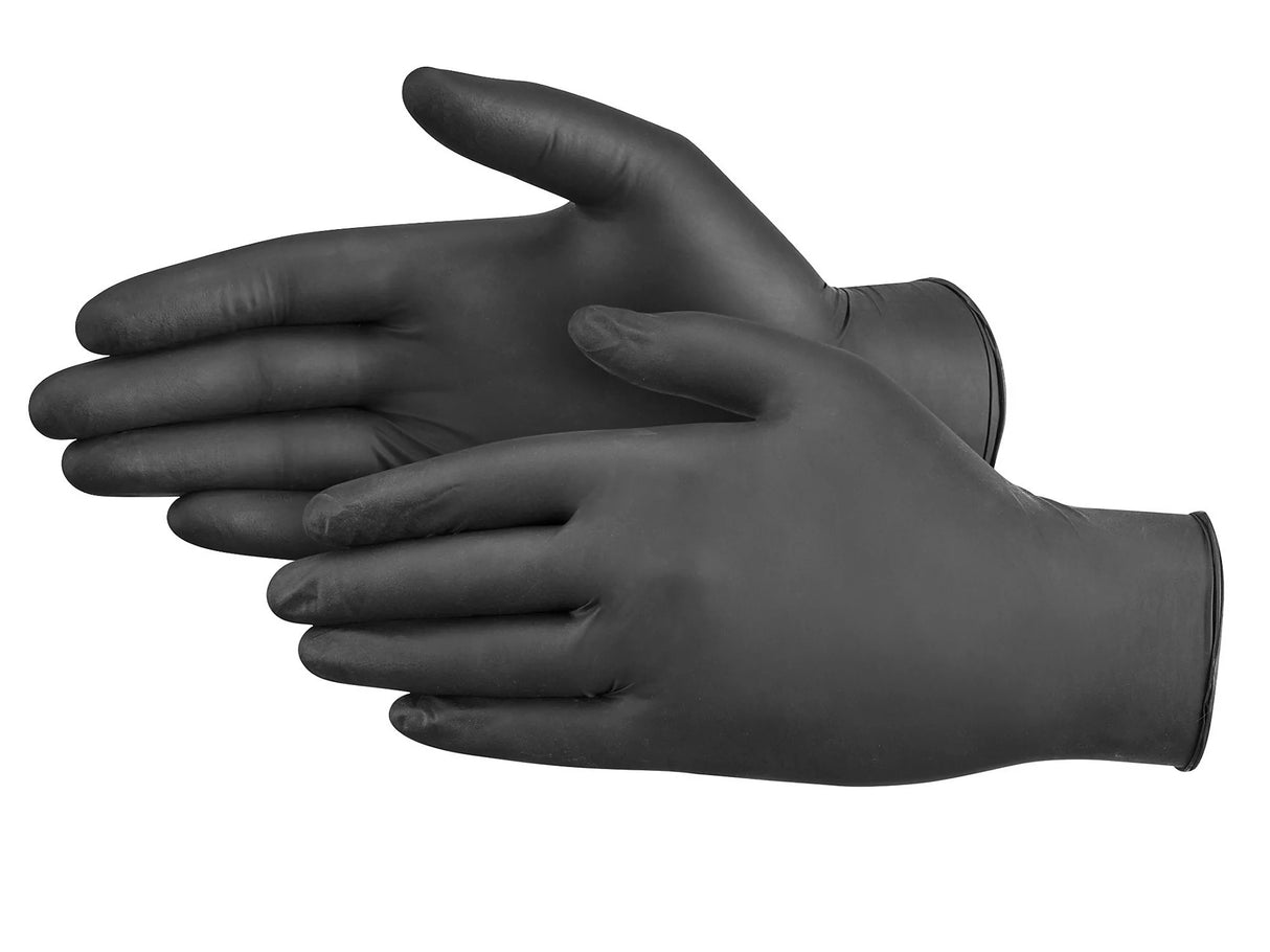 Prime Source® Basics Black Nitrile Gloves | Powder-Free | Case