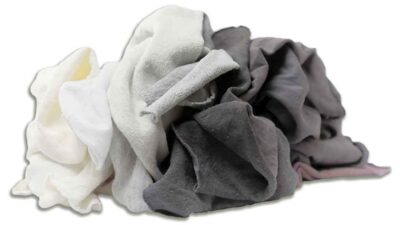 Star Wipers® French Terry Cloth Cotton Rags | White | 50lb Bag ...