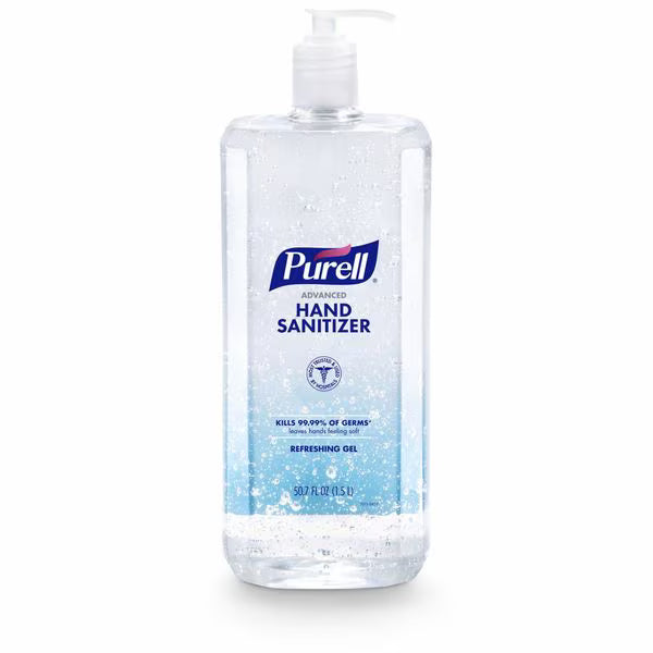 Advanced Gel Hand Sanitizer |  Citrus Scent | 1.5 L Pump Bottle