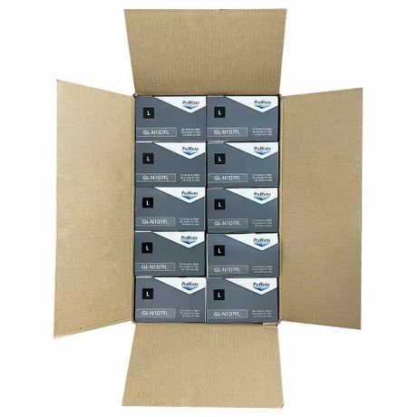 Safety Zone® Black Nitrile Powder-Free Exam Gloves, 7 mil – Large | 1000/Case